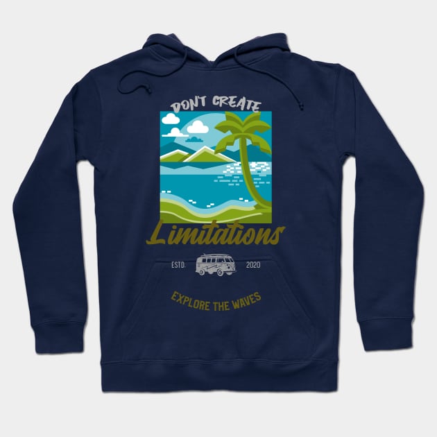 no limits bodysurf Hoodie by bodyinsurf